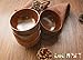 Wooden Salad Bowl/Rice Miso Soup Bowl/Rice Bowl/Decorative Bowl, 4.13-inch By 2.56-inch,set of 4