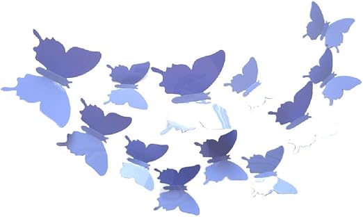 Amazon Com Cuteproduct 12pcs 3d Butterfly Removable Wall Decals
