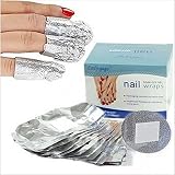 50pcs Lady Nail Tinfoil Wraps Soak Off Gel Nail Polish Remover Tool Nail Care