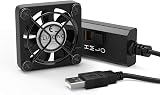 ELUTENG 40mm USB Fan 3 Speed 5V Portable Cooling Fan for Laptop PC TV Box Router