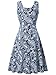 FENSACE Womens Summer Casual Flared Floral Midi Dresses For Women, 18016-3, Medium