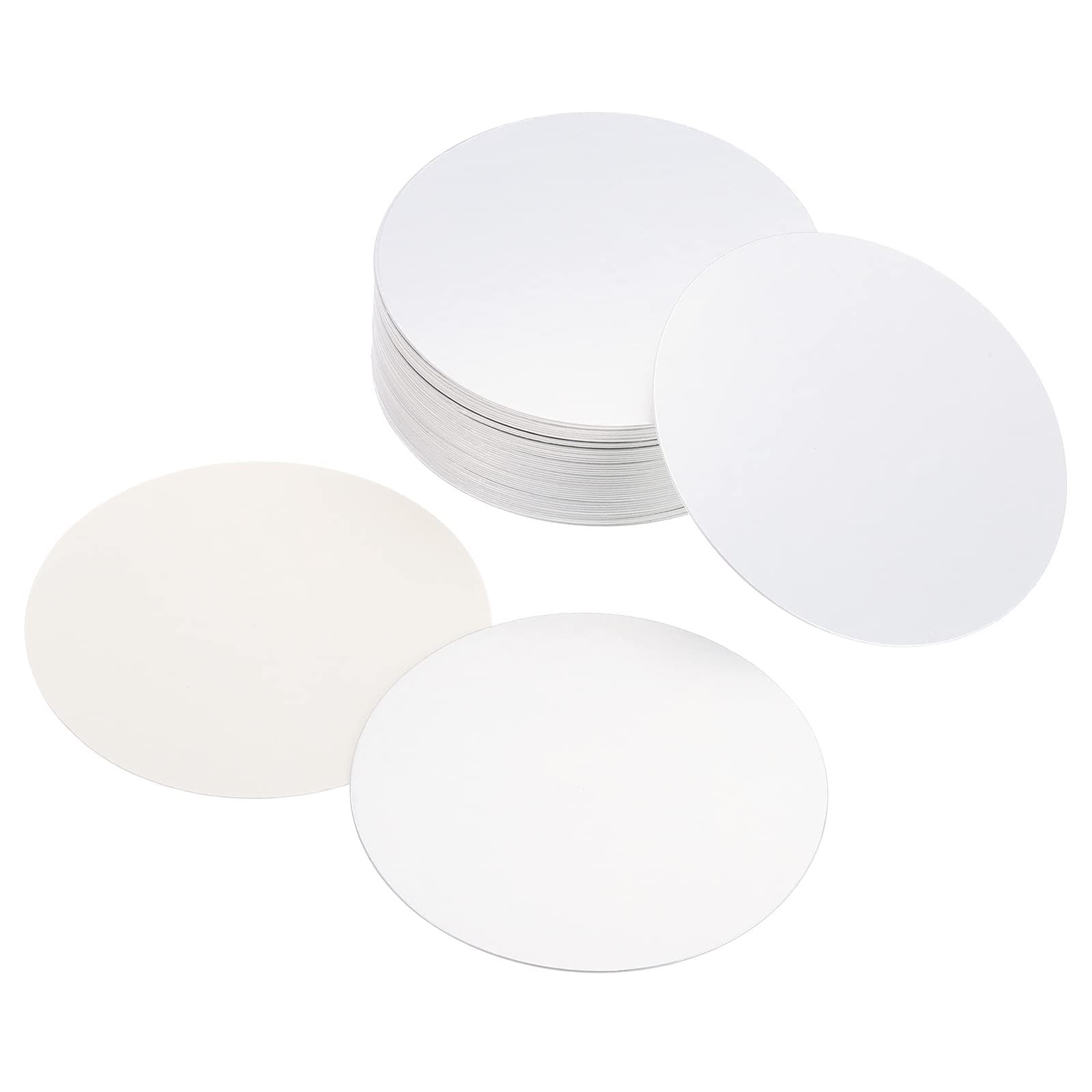 PATIKIL 81.5mm/3.21" Aluminum Foil Cap Liner, 150 Pack Resistant Tamper Induction Heat Sealer Sealing Liners for PET Plastic Bottle Jar Lid