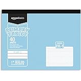 Amazon Basics Primary Tablet 1" Ruled, 40-Sheet, 10.5" x 8", 5-Pack