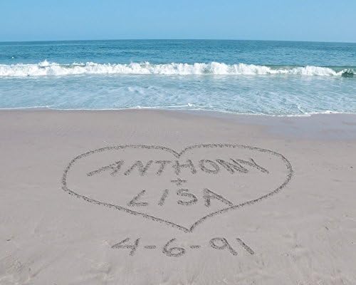 Sand Writing Personalized Wall Art
