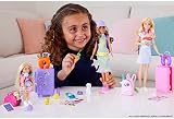 Barbie Chelsea Travel Small Doll 6 Accessories Puppy Carrier Backpack HJY17 view 2