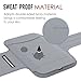 MoKo Armband for iPhone 8 / iPhone 7 / 6s / 6, Sweatproof Sports Armband Running Arm Band for iPhone 8, 7, 6S, 6, 5S, 5, Galaxy S9, S8, S7 Edge, BLU 5.0, Moto G, Silver (Fits Arm Girth 10.8