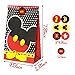 MALLMALL6 24Pcs Mouse Candy Treat Bags Party Favor Paper Bags Birthday Party Goodie Bags Mouse Themed Party Dessert Bags with Mousey Stickers for Kids