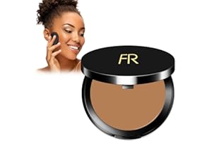 Cream To Powder Foundation by Flori Roberts, Full Coverage for Women of Color or Deeper Skin Tones, Long Lasting Makeup, Matte Finish, Covers Uneven Complexion and Hides Imperfections, 0.30 oz