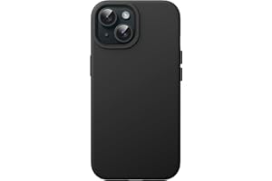 JETech Silicone Case for iPhone 15 6.1-Inch, Silky-Soft Touch Full-Body Protective Phone Case, Shockproof Cover (Black)