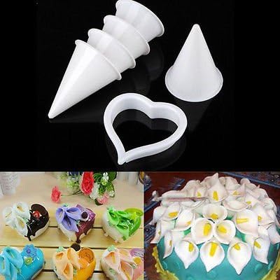 Calla Lily Flower Decorating Cutter Mold Mould Sugarcraft Fondant Cake Clay Tool