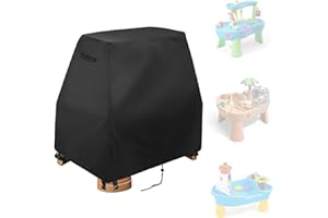 KASLA Kids Water Table Cover for Step2 Rain Showers Splash Pond Water Table,Toddler Sand and Water Table Toys Covers,Water Play Table Cover (Only Cover)