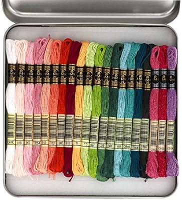 DMC - Hilo de bordar edición limitada Mouliné Spécial en caja de palma: Amazon.es: Hogar