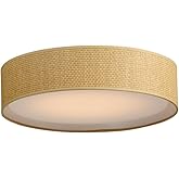 Maxim 10222GC I Prime Collection 20 Inch Three Light Ceiling Flush Mount I Glass Cloth Double Shade I Steel Construction Mode