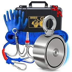 Logui Projects 1200 LB Magnet Fishing Kit with Case