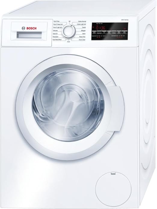 bosch wat28400uc carga frontal de 300 2 2 cu ft color blanco apilables lavadora energy star
