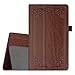 Fintie Folio Case for Amazon Fire HD 8 Tablet (7th/8th Generation, 2017/2018 Release) - Slim Fit Premium Vegan Leather Standing Protective Cover, Antique Bronze