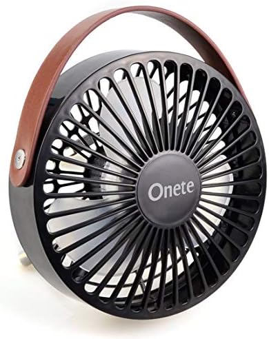 Onete Mini USB Desk Fan, USB Fan, Table Fan, Portable USB Personal Fan, Mini Desk Fan, Lower Noise, Adjustable Stent. Perfect for Home, Office, Traveling and Camping