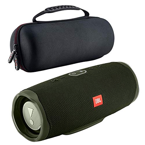 JBL Charge 4 Waterproof Wireless Bluetooth Speaker Bundle with Authentic Boomph Portable Hard