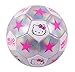 Hello Kitty Go! Model 1601 Soccer Ball, Size 3, Silver/Pink