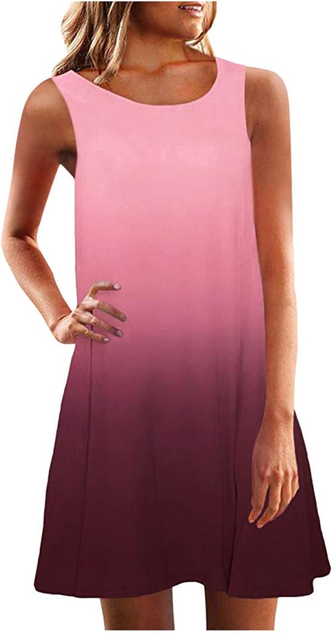 hot pink t shirt dress