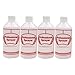 SEASEA Spray Bottles with 6 Labels and 4 Screw caps - Professional Sprayer Cleaning/Food/ Essential Oil Safe - Will Not Leak Adjustable Nozzle, Multi Purpose Use (4 Pack)