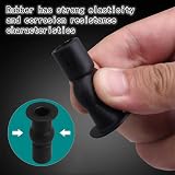 Mclcvp7re 4 Pack Universal Toilet Seat Screws Hinges Bolts Fittings Black view 5