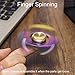 Opard Tri Fidget Hand Spinning Toy Rainbow Colorful Zinc Alloy for Child and Adult, 2 to 4 Minutes, Round, Colorful