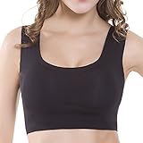 Padded Sport Bras For Women Full Support High Impact Fitness Workout Racerback