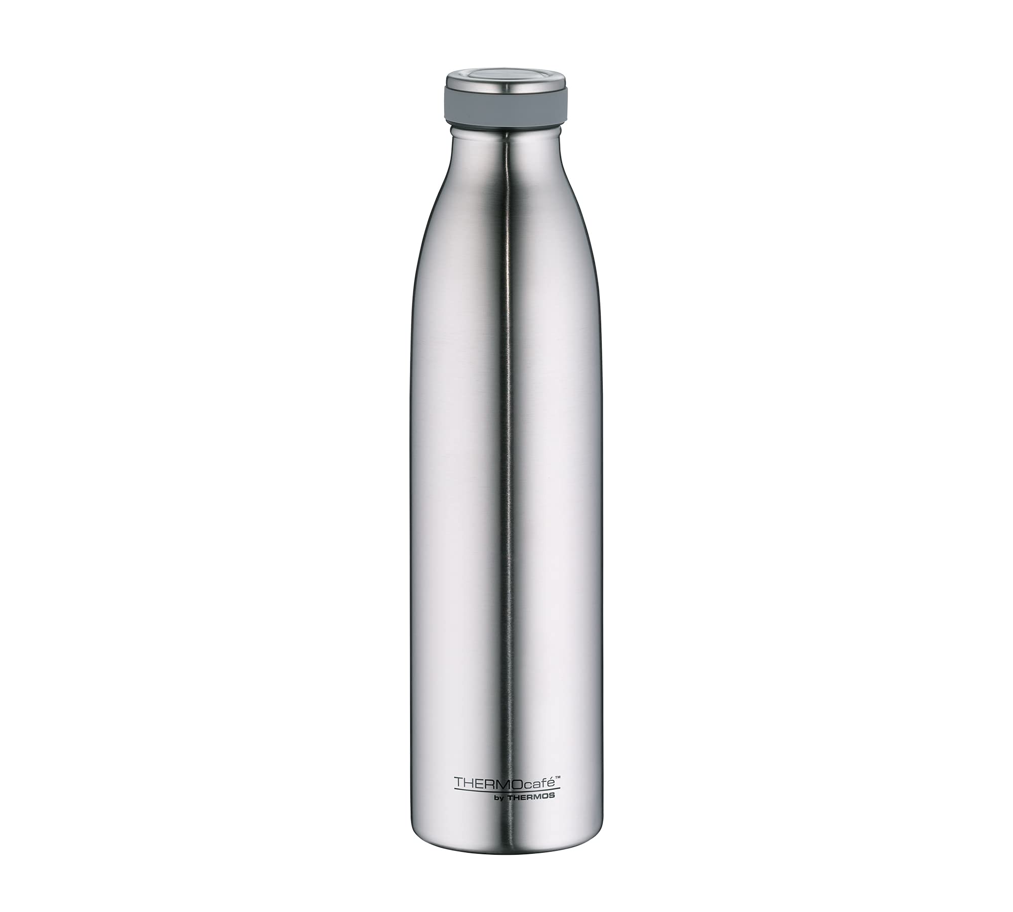 ThermoCafé Drinking Bottle, Insulated Water Bottle, Insulated Bottle, Thermos Flask. 1,0 l Mat Steel