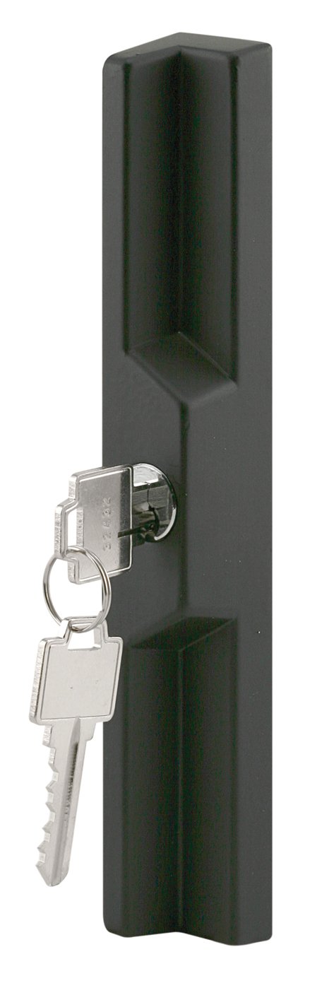Photo 1 of * missing the key *
Prime-Line C 1041 Diecast, Black, Outside Patio Door Pull with Key (Single Pack)