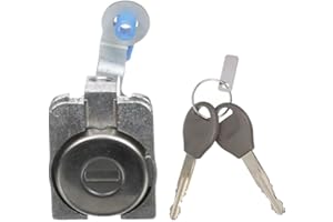 Left Door Lock Cylinder Assembly with Keys Compatible with for Nissan Rogue 2008-2015 H0601-JM00A Metal Automotive Driver Sid