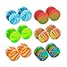 JEWELRIESHOP Fake Plugs Faux Gauge Earrings Stainless Steel Studs Circle Flat Back Cheater Illusion Tunnel Dumbbell Barbell Earrings Fake Ear Plugs for Women (16G, 6 Pairs, 10mm)