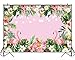 Funnytree 7x5ft Pink Flamingo Birthday Backdrop Summer Tropical Hawaiian Floral Photography Background for Flamingle Boy Girl Party Plam Flower Baby Shower Decorations Photo Booth Cake Table Banner