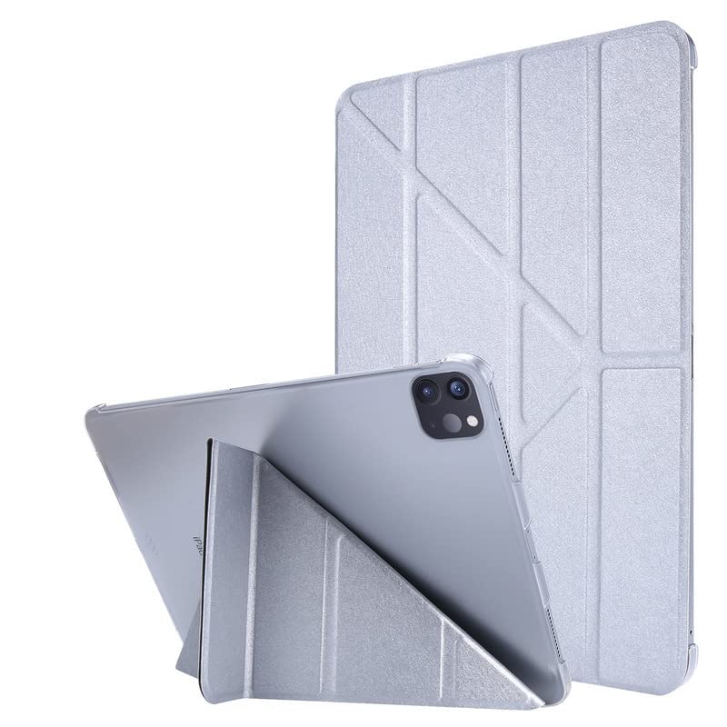 Morain Case for iPad 10.2 Inch 2021/2020 iPad 9th/8th Generation & 2019 iPad 7th Generation, Protective Case with TPU Back, Auto Sleep/Wake Cover,Grey