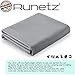 Runetz - MICROFIBER TOWELS Extra Large - Super Absorbent & Quick Drying (Sport, Gym, Camp, Car Care, Travel) - XL - GRAY