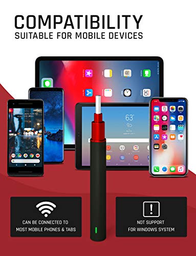 5 Endoscope+Gyroscope+Temperature+Compatible+Smartphone