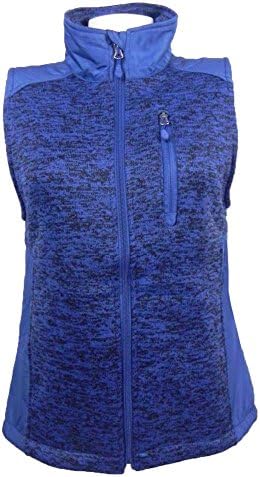 Alpine Design Women's Winter Zip Front Vest Deep Ultramarine X-Large