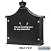 Salsbury Industries 4460BLK, Black Victorian Surface Mounted Mailbox