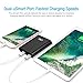 UNU Superpak10000mAH 3.1A Portable Charger External Power Bank [MFI Certified] Battery Pack for iPhone 7,7 Plus, 6S/6 Plus, 5S 5 ,Galaxy S7/ S7 Edge, S6, Note 5/4 and other Devices - Matte Black