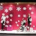 116 pcs White Snowflakes Window Clings Decal Stickers Christmas Thanksgiving Decorations Ornaments Party Supplies