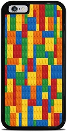 Popular Building Blocks Print Black 2-in-1 Protective Case for iPhone 6 (4.7)