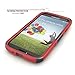Galaxy S4 Case, BUDDIBOX [HSeries] Heavy Duty Swivel Belt Clip Holster with Kickstand Maximal Protection Case for Samsung Galaxy S4, (Red)