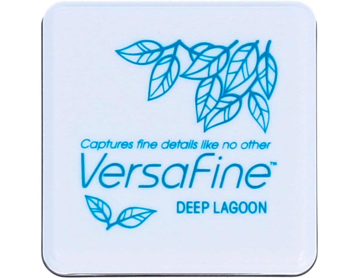 Tsukineko Versafine Small Ink Pads Tsukineko Instant Dry Pigment Ink, Deep Lagoon