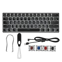 GK GAMAKAY MK61 Wired Mechanical Keyboard Gateron