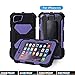 Iphone 6 Case, Aceguarder® New Hot [Shockproof] [Light Weight] [Rainproof] Extreme Duty Screen Protector Cover Case with Stand for Iphone 6 4.7 Inch (Black/purple)