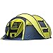 Qisan 4 Person Automatic Camping Tent Outdoor Pop-up Tent Waterproof Quick-Opening Tents Canopy with Carrying Bag Easy to Set up