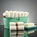 ALPHA Bamboo Luxury Washcloths - Baby Washcloths - PREMIUM High Thread Count Version - EXTRA SOFT, 100% Natural Bamboo - 6-Pack White, Baby Gift, Luxury Hotel Quality