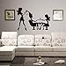 DNVEN Makeup Wall Decals Beauty Salon Artist Styling Dressing Room Women Hair Nail Salon Window Posters Signs Graphics Girls Room Bedrooms Vinyl Wall Stickers Murals Decors 32 inches x 22 inches