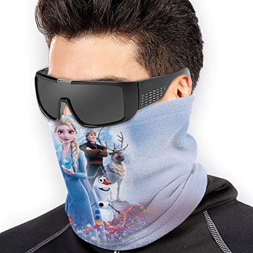 Cloth face mask with neck attachment, suitable for different temperatures.
