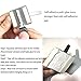 ZUNTO Towel Hook/Adhesive Hooks - Wall Hooks for Hanging Bathroom Stick on Hooks SUS 304 Stainless Steel Brushed, 4 Packs